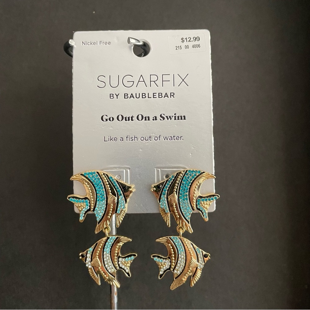 ✨3/$25 BaubleBar Go Out On A Swim Earrings